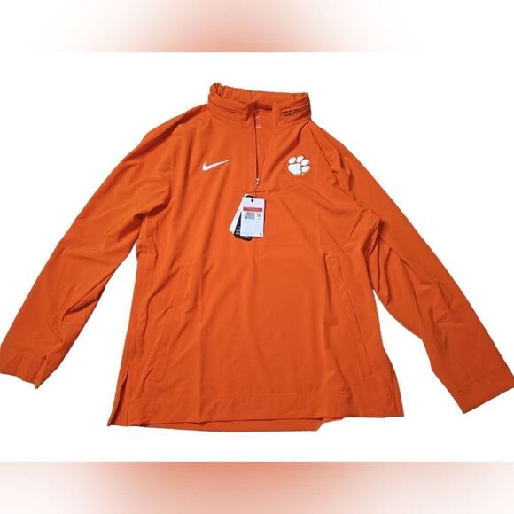 Nike Clemson Jacket. New with tags. Mens size large hood inside zip in collar. - Picture 1 of 3